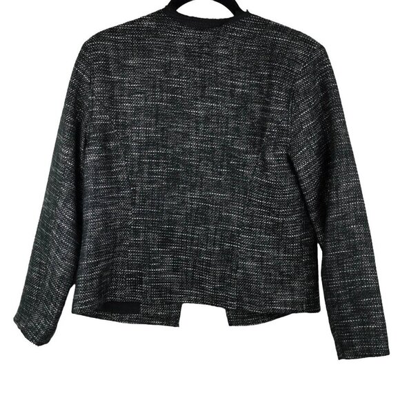 EUC Avec Les Filles Womens Tweed Open Front Blazer Jacket Size S - Picture 6 of 7